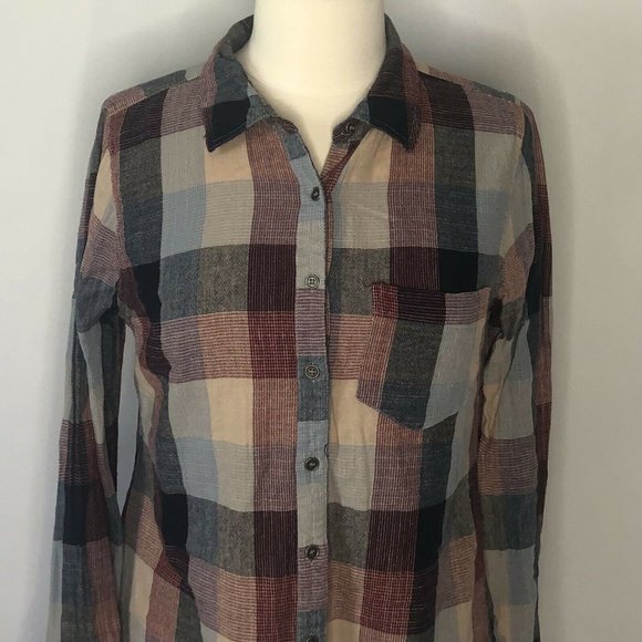 BKE Buckle shirt button up plaid Eased Medium - Picture 4 of 11